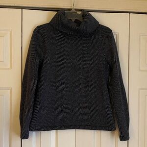 Women's Blue Herringbone Sweater